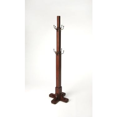 Butler Webster Antique Cherry Coat Rack/Tree