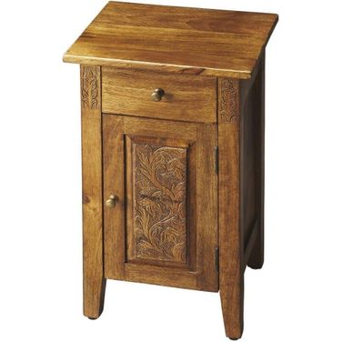 Butler Webster Hand Carved Chairside Chest