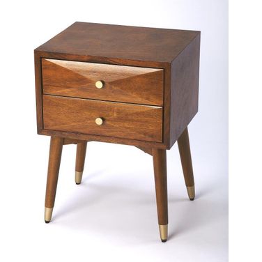 Butler Zelda Olive Ash Burl Nightstand