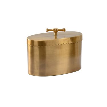Buttercup Brass Box Large In Gold