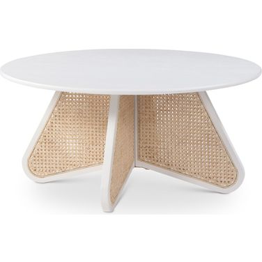 Butterfly Coffee Table In White