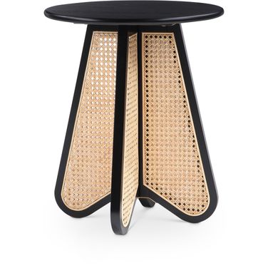 Butterfly End Table In Black