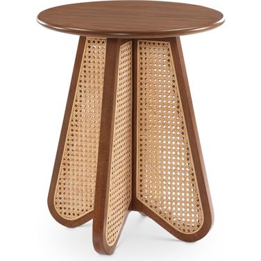 Butterfly End Table In Walnut