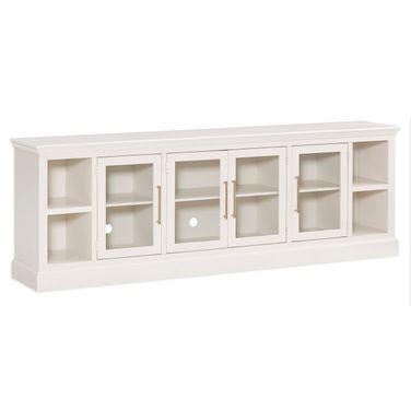 Byron 98 Inch Console with 4 Doors In White