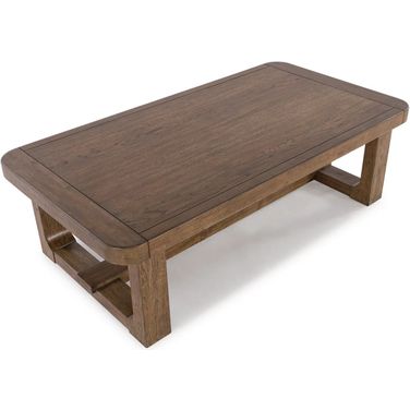 Cabalynn Light Brown Rectangular Cocktail Table