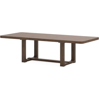 Cabalynn Light Brown Rectangular Dining Room Extension Table
