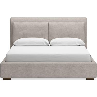 Cabalynn Queen Upholstered Bed In Light Brown