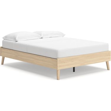 Cabinella Full Platform Bed In Tan