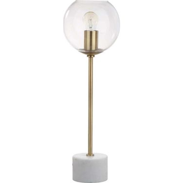 Caden Brass Gold/White 22.25 Inch H Table Lamp
