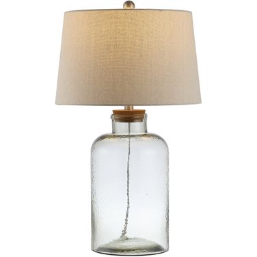 Caden Glass Table Lamp Set of 2 in Clear