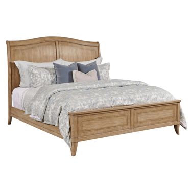 Cadence California King Sleigh Bed In Caramel