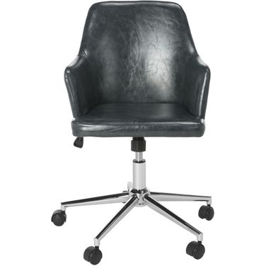 Cadence Dark Grey/Chrome Swivel Office Chair