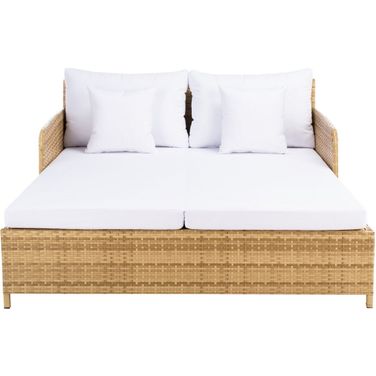 Cadeo Daybed in Natural and White