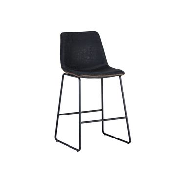 Cal Counter Stool Set of 2 In Antique Black