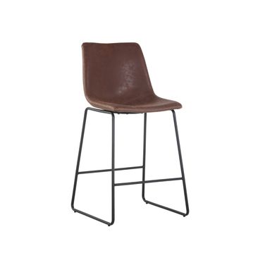 Cal Counter Stool Set of 2 In Antique Brown