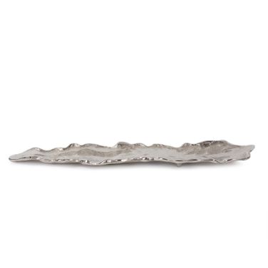 Calaa Leaf Tray Small In Bright Silver