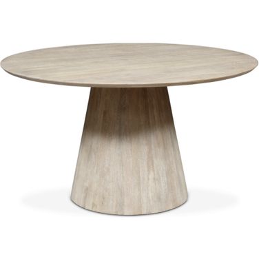 Calabasas 54 Inch Dining Table In Natural White