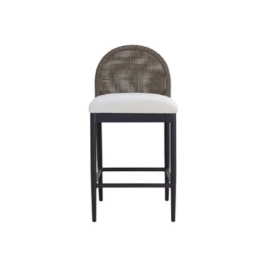 Calandri Counter Stool In Black and Louis Cream