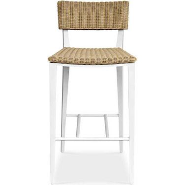 Calbas Outdoor Bar Stool In White