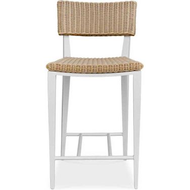 Calbas Outdoor Counter Stool In White