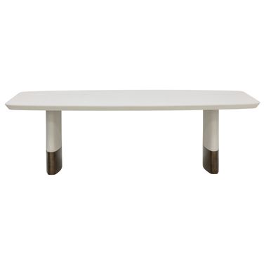 Calida 98 Inch Calida Dining Table In Cream