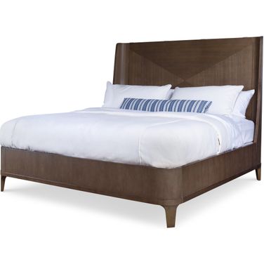 California King Bed In Bowery Cerused