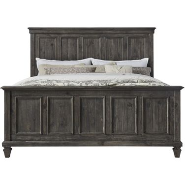 Calistoga Queen Panel Bed In Weathered Charcoal