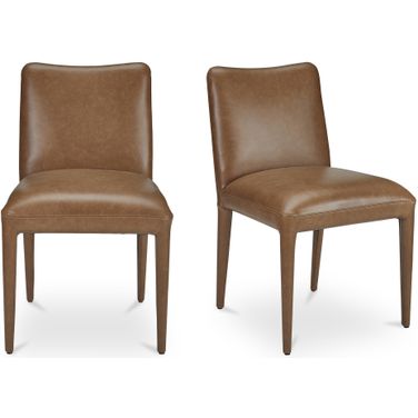 Calla Dining Chair Set of 2 In Brown