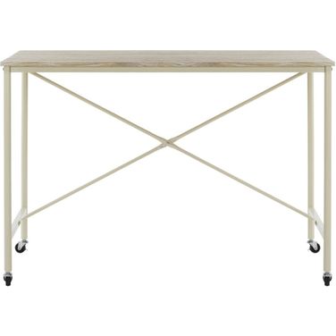 Callie Oak and Cream Rolling Desk