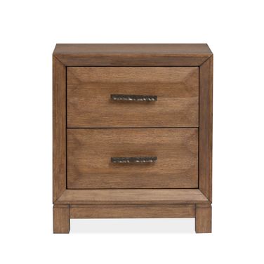 Callisto Drawer Nightstand In Bourbon Brown