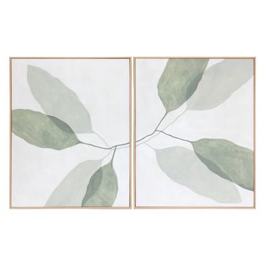 Calm Reflection 40" x 50" Accent Wall Art Set of 2 In Natural
