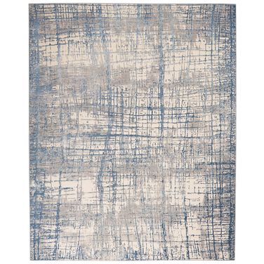Calvin Klein Rush 10' x 14' Indoor Rug In Ivory Blue