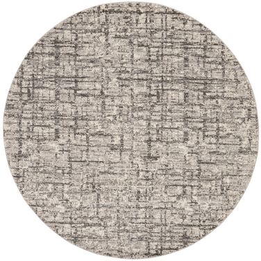 Calvin Klein Rush 6' x 6' Round Indoor Rug In Ivory Grey