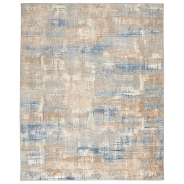 Calvin Klein Rush 9' x 12' Indoor Rug In Blue and Beige