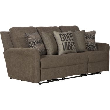Calvin Power Reclining Sofa In Otter