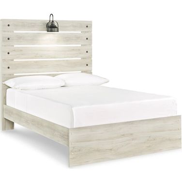 Cambeck Whitewash Full Panel Bed