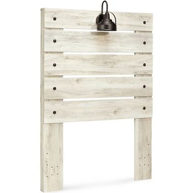 Cambeck Whitewash Twin Panel Headboard Only