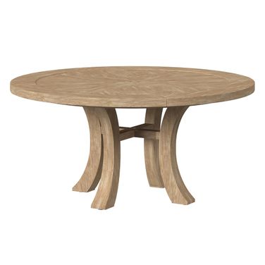Cambria 60" Round Dining Table in Light Wood