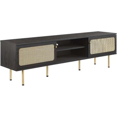 Cambria Black 70 Inch TV Stand