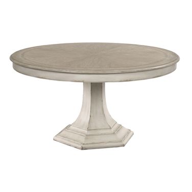 Cambric Civette Round Dining Table In Creme