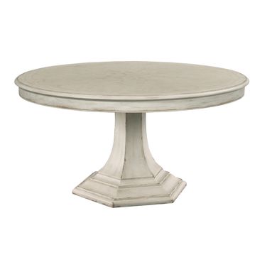 Cambric Civette Round Dining Table In Creme