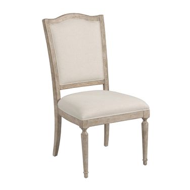 Cambric Daniella Uph Side Chair Set of 2 In Creme