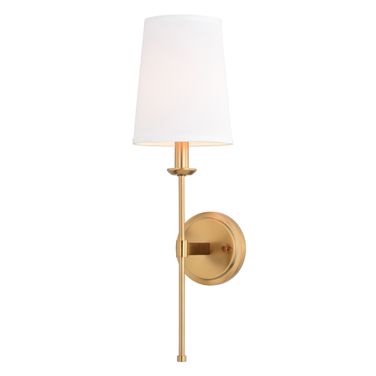 Camden 6-in 1 Light Wall Light In Natural Brass