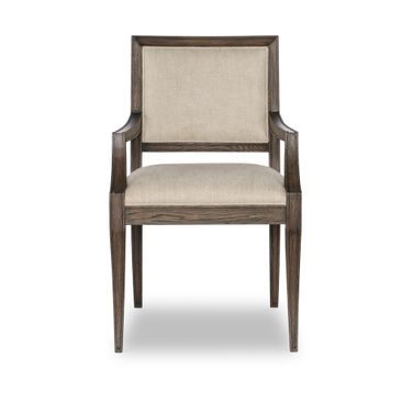 Camden Bailey Arm Chair In Rustic Brown