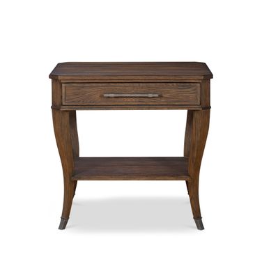Camden Benjamin Side Table In Rustic Brown