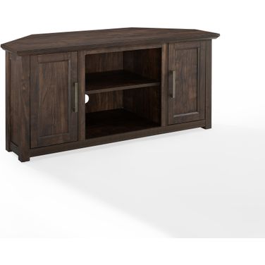 Camden Corner TV Stand For 50+ Inch TVs In Dark Walnut