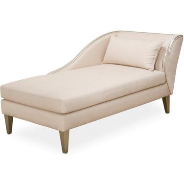 Camden Court Left Arm Facing Chaise In Pearl And Platinum
