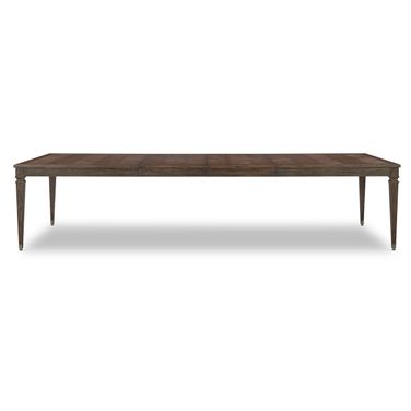 Camden Daniel Dining Table In Rustic Brown