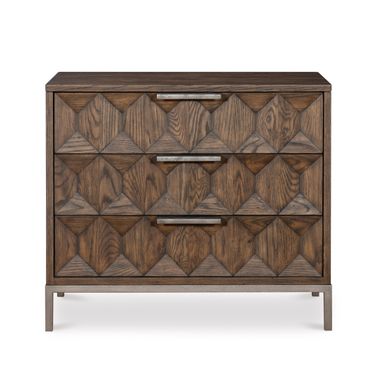 Camden Elliott 3 Drawer Chest In Rustic Brown