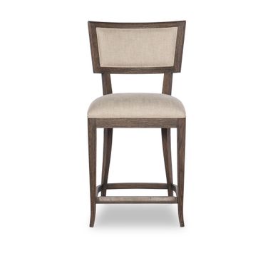 Camden Liam Counter Stool In Rustic Brown